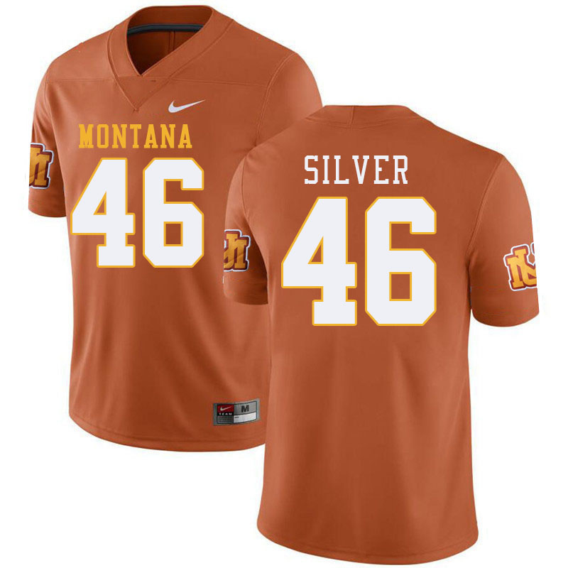 Montana Grizzlies #46 Jo Silver College Football Jerseys Stitched Sale-Throwback